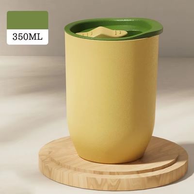 12oz Eco-friendly AS Plastic Coffee Mug Cups para Acessórios de Design Moderno com Palha
