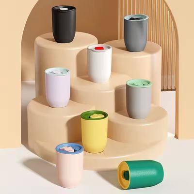 12oz Eco-friendly AS Plastic Coffee Mug Cups para Acessórios de Design Moderno com Palha