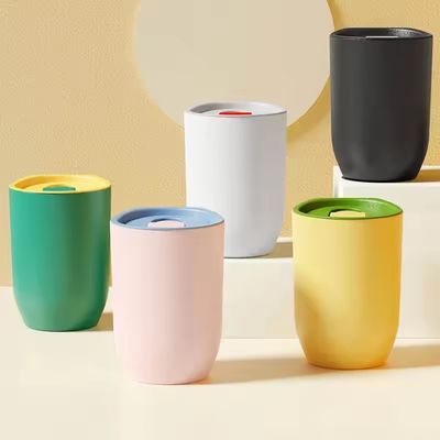 12oz Eco-friendly AS Plastic Coffee Mug Cups para Acessórios de Design Moderno com Palha