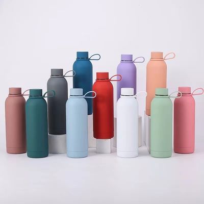 304 aço inoxidável dupla parede isolado vácuo boca estreita garrafa cor personalizada