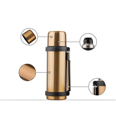 Cálice de vácuo isolado de Kawaii 1200 ml Perfeito para água quente e café em movimento