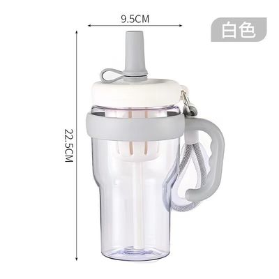 680 ml garrafa de plástico garrafa portátil de suco para viagens ao ar livre para adultos em viagens de acampamento