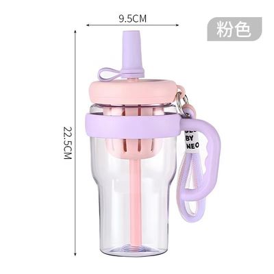 680 ml garrafa de plástico garrafa portátil de suco para viagens ao ar livre para adultos em viagens de acampamento