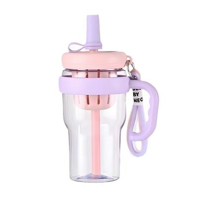 Garrafa de plástico de 680 ml para esportes ao ar livre Chaleira de água portátil de viagem Garrafa de suco sem BPA