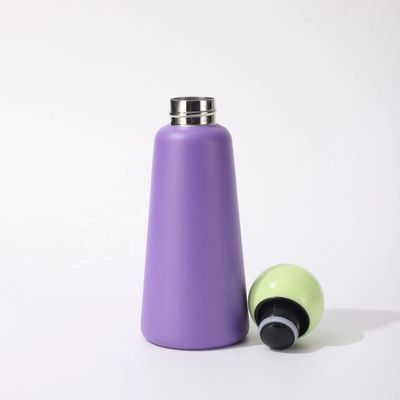 350ml/500ml coloridos de aço inoxidável isolado à prova de vazamento parede dupla
