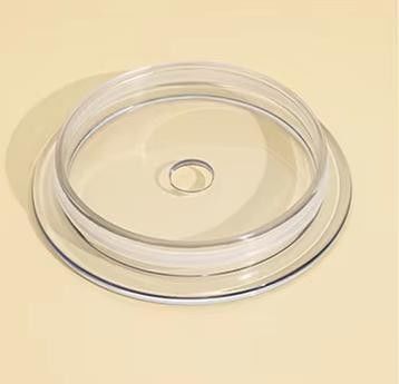 Bottle de água de plástico de parede dupla de grande capacidade com copo de bebida