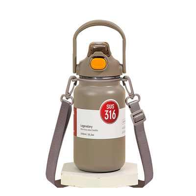 1300 ml de garrafa de água de aço inoxidável de parede dupla