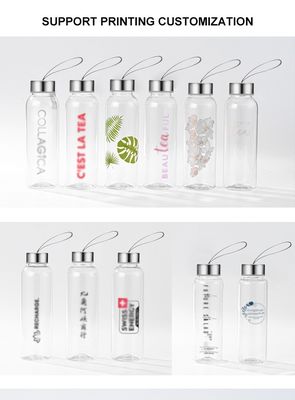 Bottle de plástico livre de BPA 300ml 400ml 600ml para esportes ao ar livre e viagens