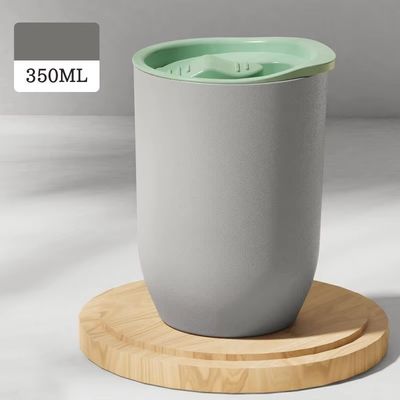 Garrafa portátil de água potável de suco de palha de grande capacidade para esportes ao ar livre 350 ml
