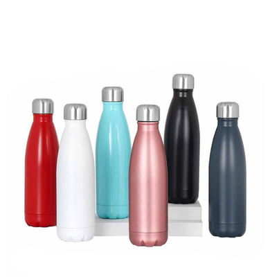 Bottle tumblers em forma de cola de aço inoxidável isolado sustentável para escritório/carro/casa
