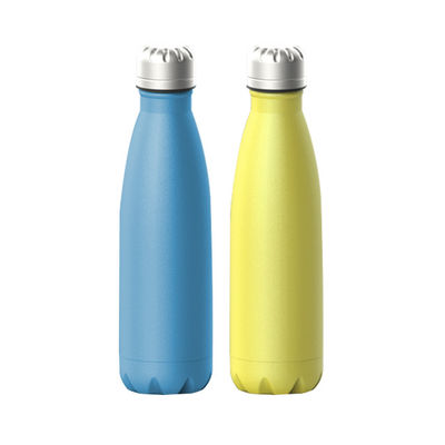 Bottle tumblers em forma de cola de aço inoxidável isolado sustentável para escritório/carro/casa