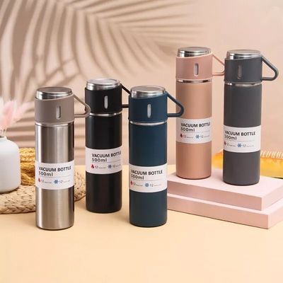 300g Capacidade 500ml Bottle de água térmico de aço inoxidável de parede dupla para logotipo personalizado