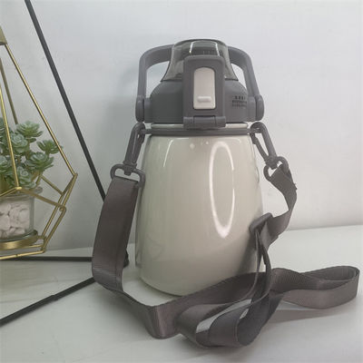 Tipo de metal garrafa de água de aço inoxidável isolado grande ventre copos de vácuo frascos para crianças
