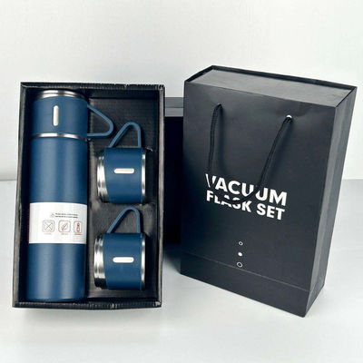 Logotipo de impressão personalizado Garrafas de água de 500 ml com frascos de vácuo de aço inoxidável isolados