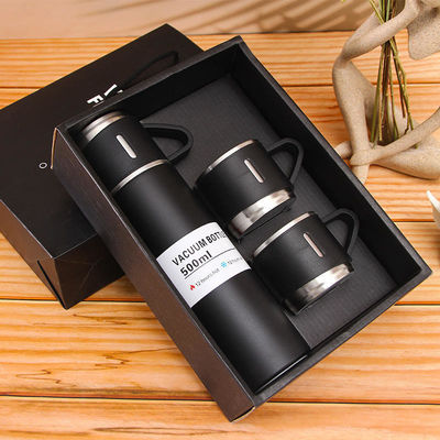 Logotipo de impressão personalizado Garrafas de água de 500 ml com frascos de vácuo de aço inoxidável isolados