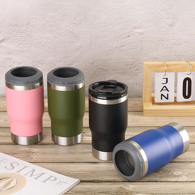 Aço inoxidável de cores personalizadas 14oz de vidro de vácuo de parede dupla para o mercado de estoque