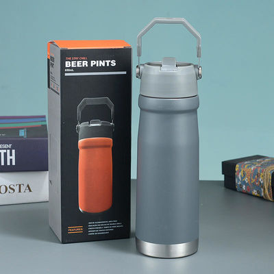 Logotipo personalizado Bottle de água quente de aço inoxidável isolado em 7 cores ou design personalizado