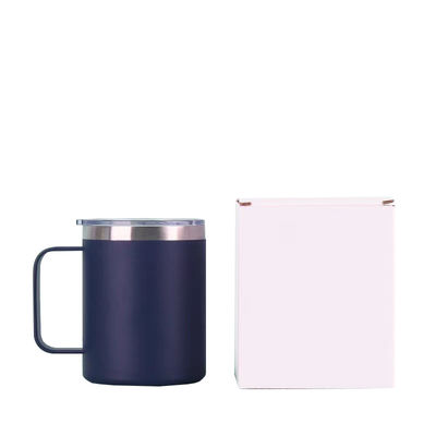 Logotipo personalizado de grande capacidade textura congelada camada dupla de aço inoxidável isolamento a vácuo caneca de café