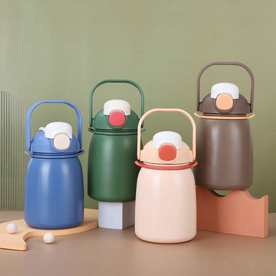 800 ml Big Belly Cup isolado garrafa de água de aço inoxidável para viagens ao ar livre e caminhadas