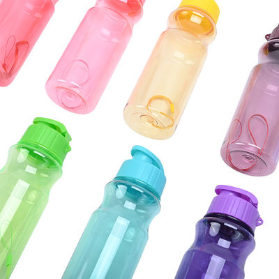 Garrafas de água potável de PET de 500 ml, unisex, com logotipo personalizado e fornecimento de amostra