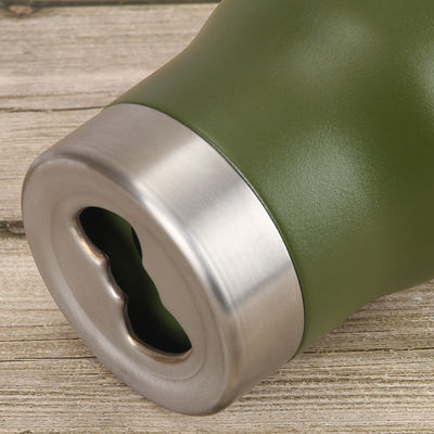 4 em 1 Sublimação de cerveja Refrigerador de lata recta 14 oz para acampar com 2 tampas para o exterior