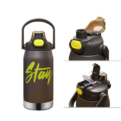 Garrafas de água com isolamento de metal resistente para compra a granel e personalização