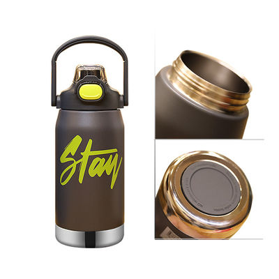 Garrafas de água com isolamento de metal resistente para compra a granel e personalização