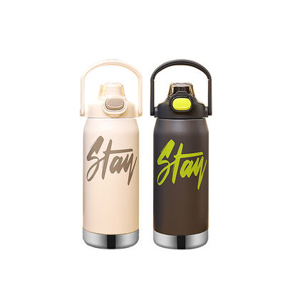 Garrafa de água de vácuo inoxidável Logotipo personalizado Sublimação Garrafa de aço esportivo isolado