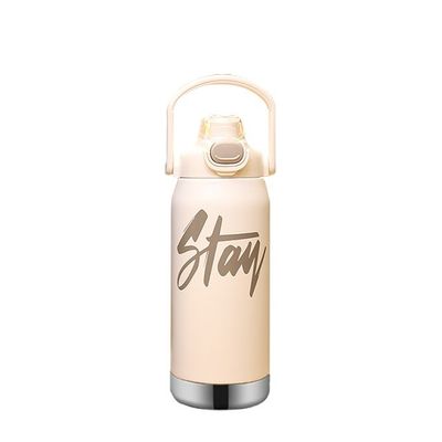 Garrafa de água de vácuo inoxidável Logotipo personalizado Sublimação Garrafa de aço esportivo isolado