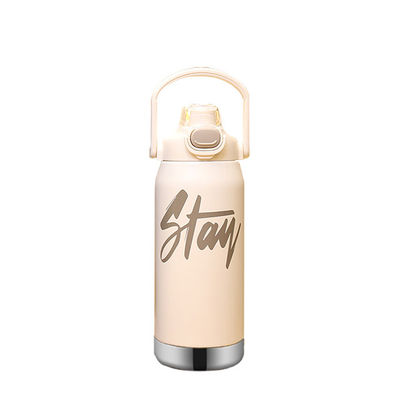 Garrafa de água de vácuo inoxidável Logotipo personalizado Sublimação Garrafa de aço esportivo isolado