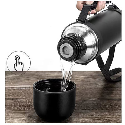 Botelha de água com isolamento a vácuo de aço inoxidável 304 1200 ml Capacidade para atividades ao ar livre