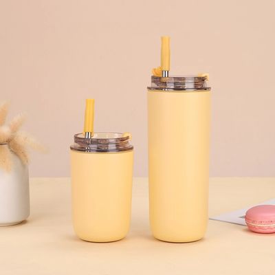 Copas de café de aço inoxidável 304 Design moderno garrafa reutilizável para bebidas quentes e frias
