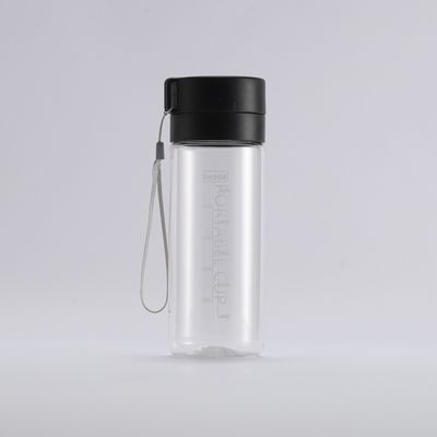 TOUR Reciclável Pastic 600ml 800ml garrafa de água com marcador de tempo para atividade ao ar livre