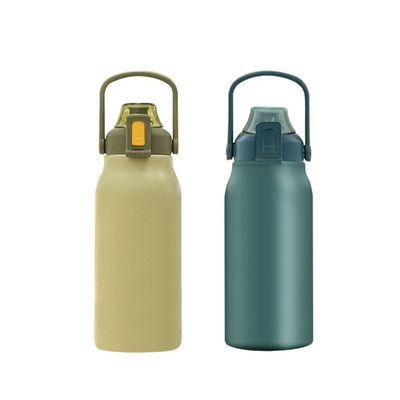 Estilo de design clássico, de parede dupla, de vácuo, isolado, de aço inoxidável, garrafa de água para todos