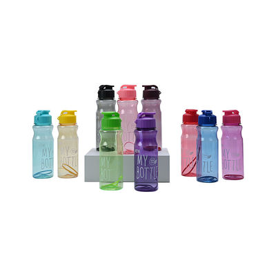 500ml de PET BPA personalizado Copo Pessoal Grátis Bottles de água potável de plástico desportivo com correia multicoloridos