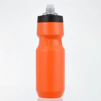 Logotipo personalizado aceitável 700ml PE plástico garrafa de água desportiva com cobertura de poeira