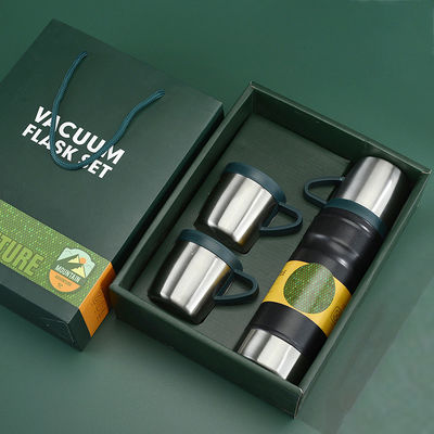 Flasca de vácuo para negócios Tipo de frasco para o exterior com grande capacidade e 3 tampas
