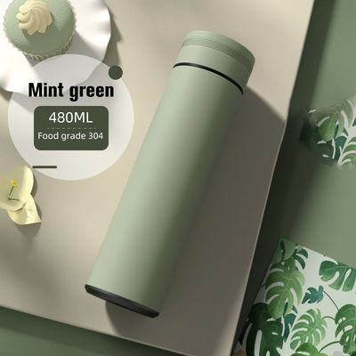 480ml Smart Thermos Bottle Led Digital Display Temperatura de aço inoxidável Providenciar Amostra