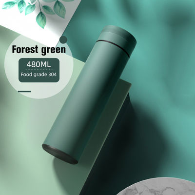 480ml Smart Thermos Bottle Led Digital Display Temperatura de aço inoxidável Providenciar Amostra