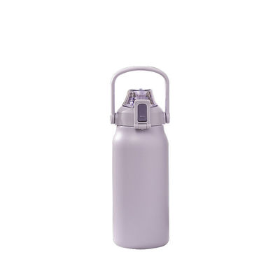 Designer de garrafas de água inteligentes de aço inoxidável 1700ml Capacidade com marcador de tempo e Li