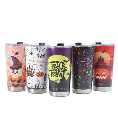 Copo de cerveja impresso em 3D de aço inoxidável 304 ótimo para o presente de Halloween