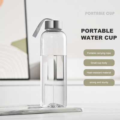 Padrão personalizado 300ml 400ml 500ml garrafa de plástico para esportes ao ar livre e viagens eficiência