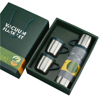 Desempenho de isolamento térmico 12-24 horas frasco de vácuo Thermos Mug Set de presente para todos