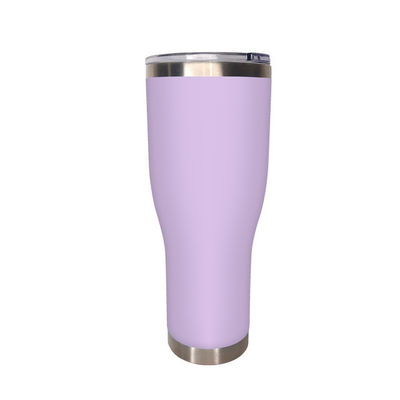 40oz Tumbler revestido em pó de aço inoxidável de vácuo isolado para bebidas quentes e frias