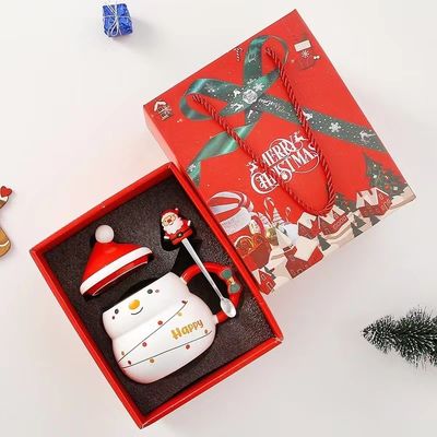 Criativa de Natal xícaras de café 480ml Capacidade sublimação Impressão Santa Claus Design