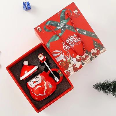 Criativa de Natal xícaras de café 480ml Capacidade sublimação Impressão Santa Claus Design