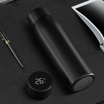 380ml LED Display de temperatura garrafa inteligente portavel e padrão personalizado tumblers copos
