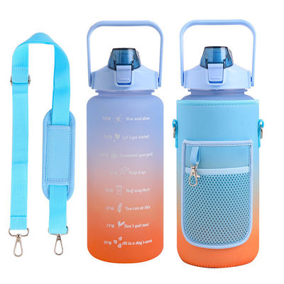 2000 ml garrafa de água de plástico Neoprene Vinho Boca larga Bebida Bottle Cover Manga Unisex