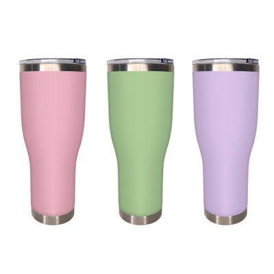 Modern Design 40oz Tubler de aço inoxidável de parede dupla para caneca de café personalizável