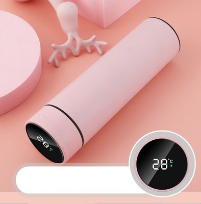 Termos customizados normais de 500 ml com display de temperatura digital inteligente e design à prova de vazamento